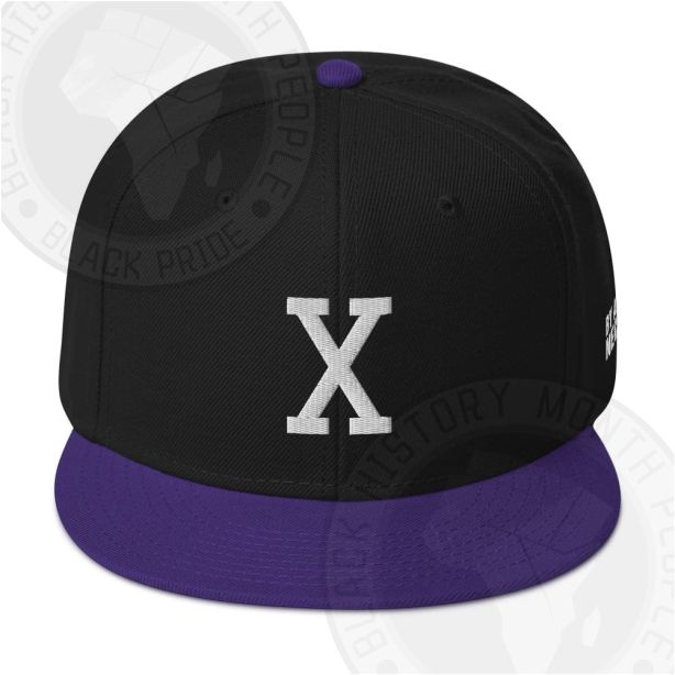 Retro X Snapback Purple