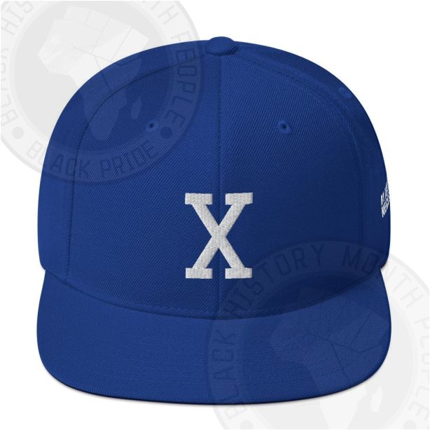 Retro X Snapback Royal Blue