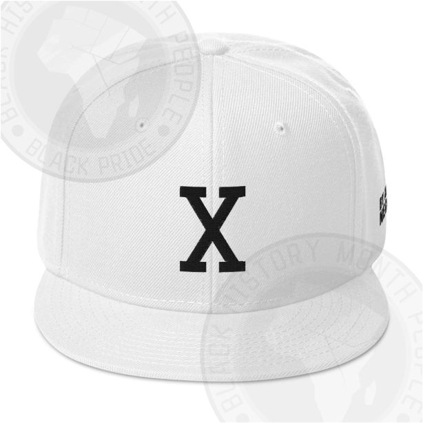 Retro X White Snapback